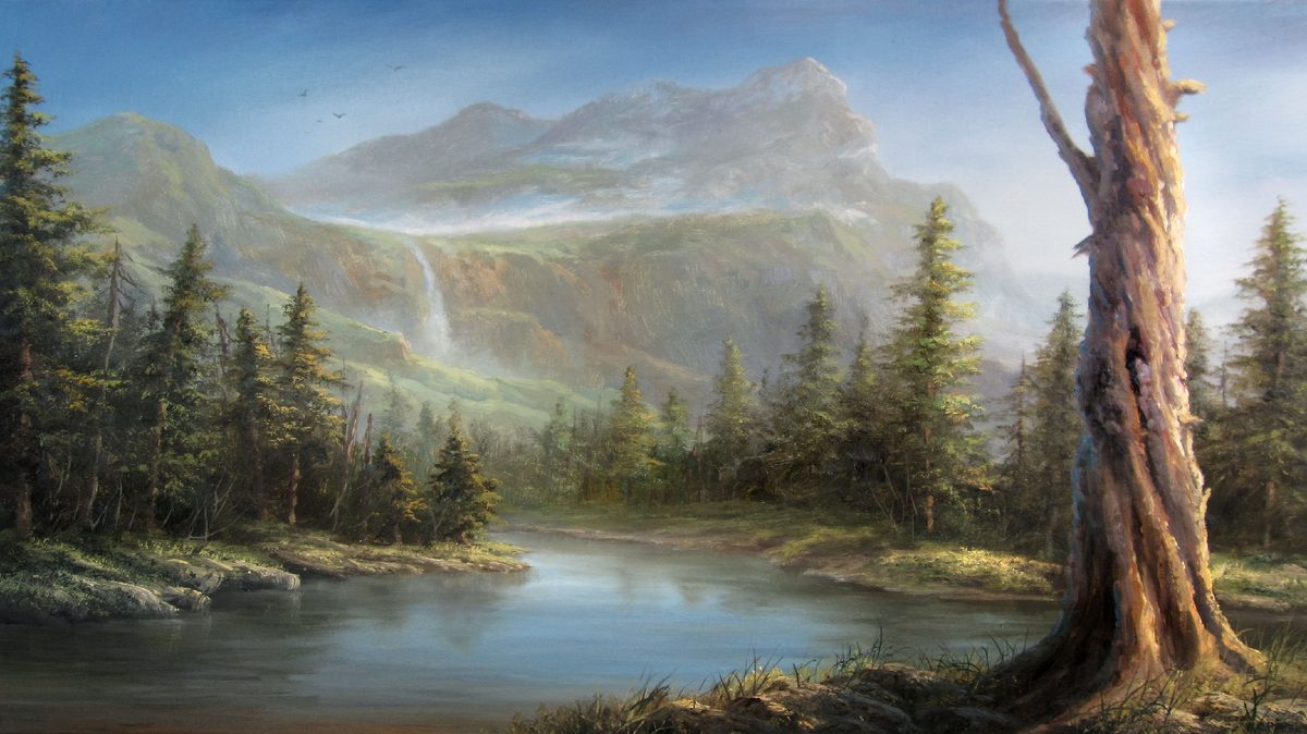 Crazy Forest background